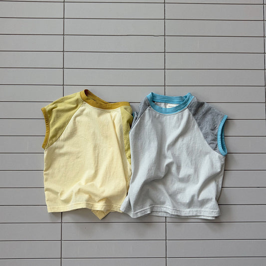 Toddler Bella SS26 Colorblock Short Sleeve Top (1-6y) - 2 Colors - AT NOON STORE