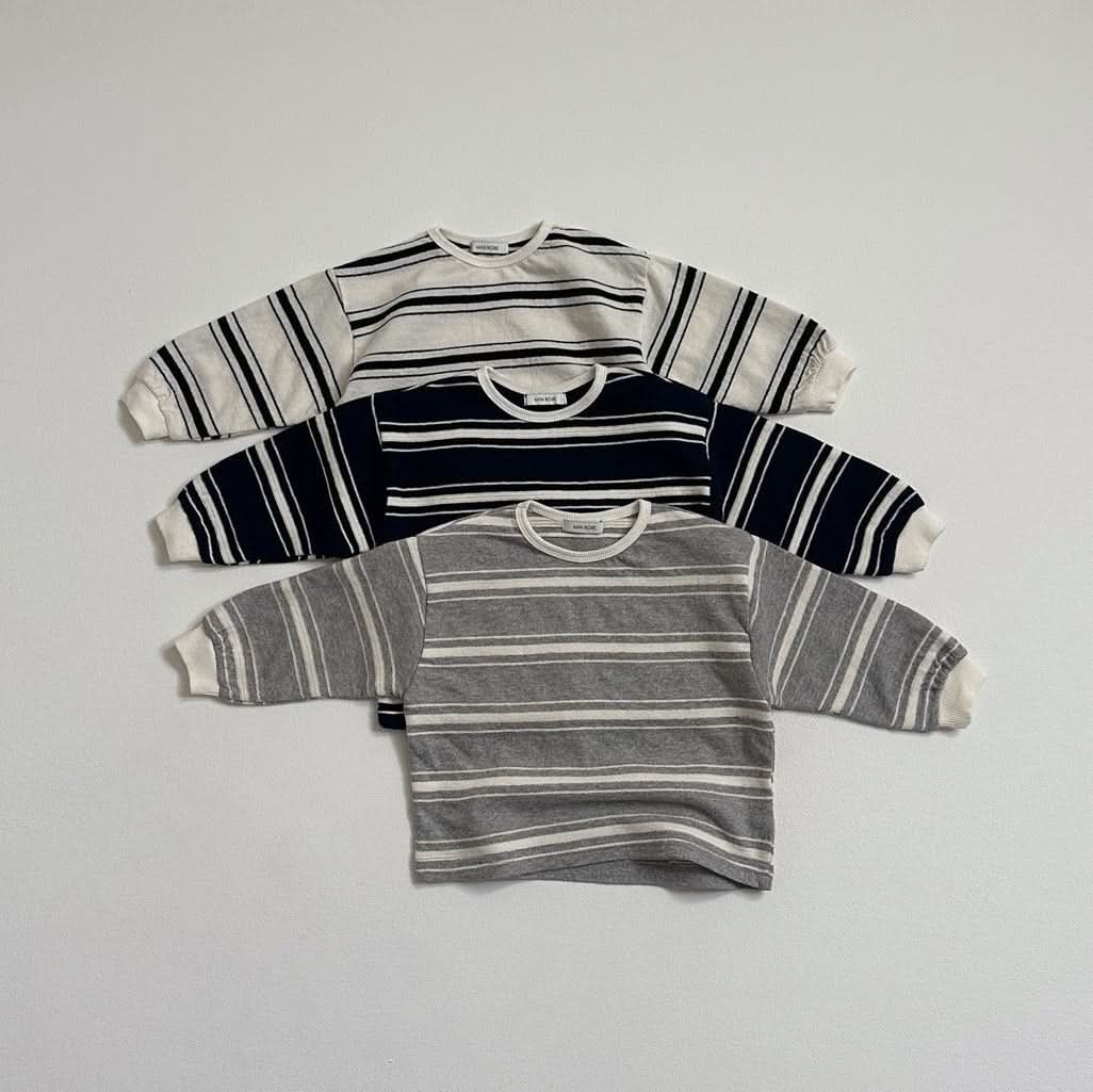 Toddler S25 Stripe Cotton Knit Top (10m-4y) - 3 Colors - AT NOON STORE