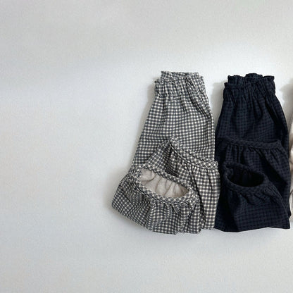 Toddler FW26 Fleece Lined Plaid Jogger Pants (10m-4y) - 2 Colors