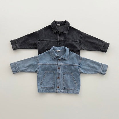 Toddler F26 Ribbed Denim Trucker Jacket (12m-9y) - 2 Colors