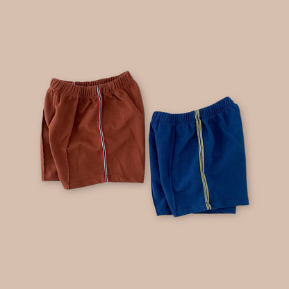 Kids SS25 Lined Tape Shorts (2-7y) - 2 Colors