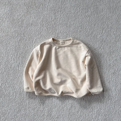 Baby/Toddler Bella F25 Curved Hem Long Sleeve Top (6m-6y) - Ivory - AT NOON STORE