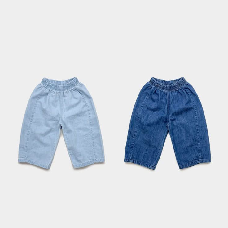 Toddler S25 Stitch Detail Denim Pants (1-7y) - 2 Colors - AT NOON STORE