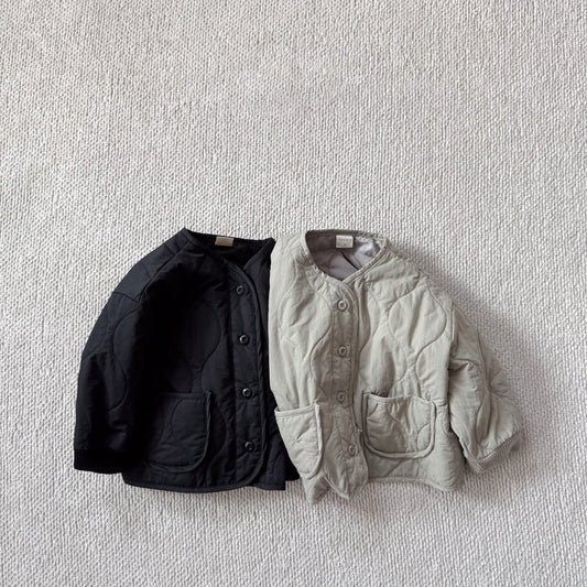 Toddler Bella F25 Quilted Pocket Jacket (1-6y) - 2 Colors