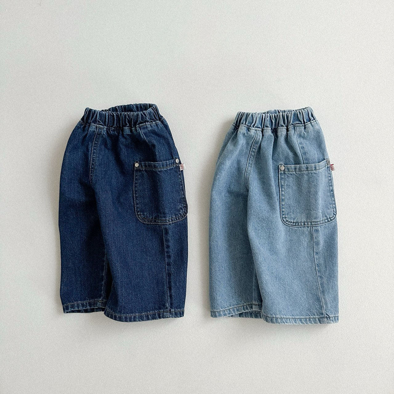 Toddler F25 Side Pocket Denim Pull-on Pants (10m-4y) - 2 Colors - AT NOON STORE