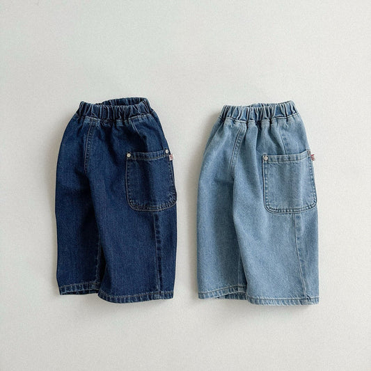 Toddler F25 Side Pocket Denim Pull-on Pants (10m-4y) - 2 Colors