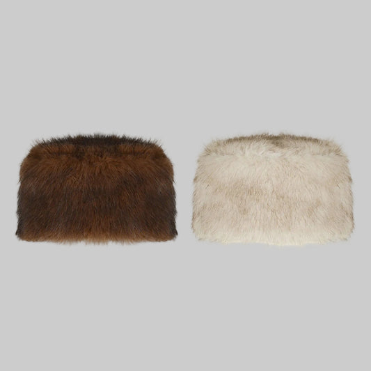 Kids Faux-Fur Beanie (3-12y) - 2 Colors