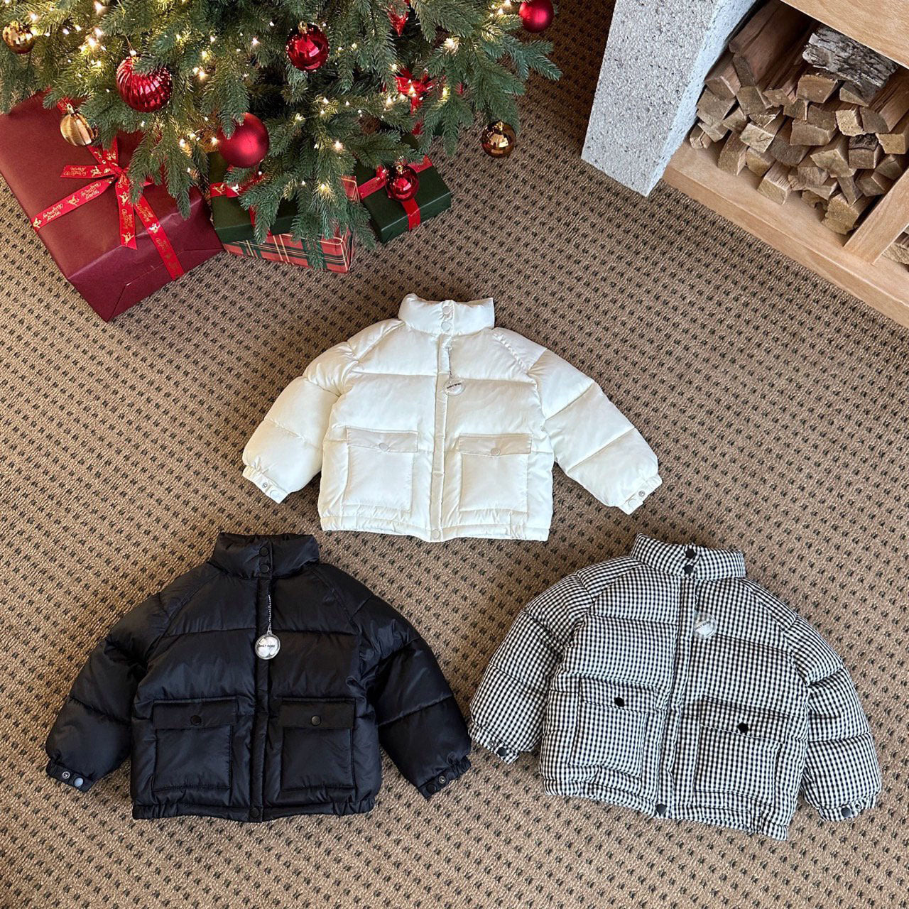 Kids Puffer Jacket (2-8y) - 3 Colors - AT NOON STORE