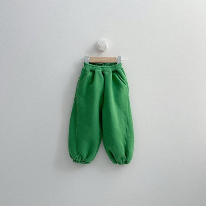 Toddler FW26 Stitch Detail Jogger Pants (2-9y) - Green