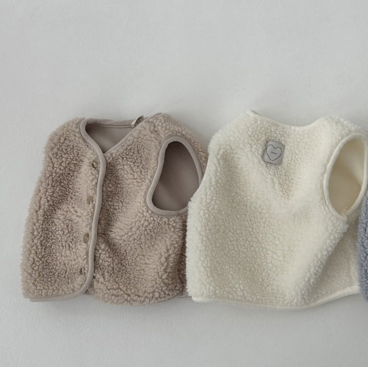 Toddler Land W25 Sherpa Vest (1-6y) - 2 Colors