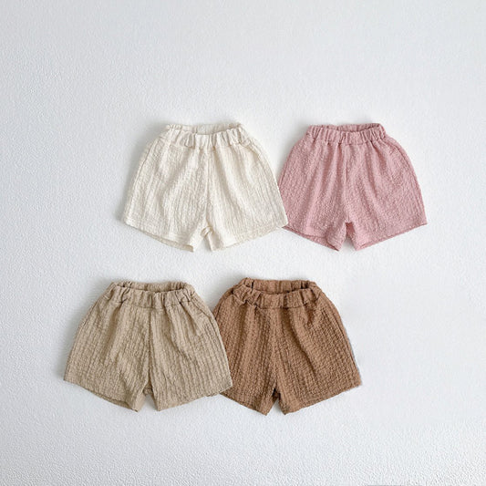 Toddler Textured Basic Shorts (1-6y) - 4 Colors - AT NOON STORE