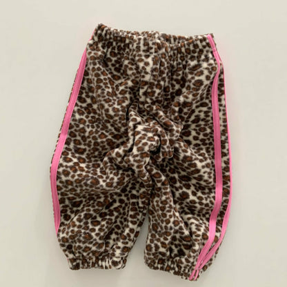 Kids W25 Side Line Fleece Leopard Jogger Pants (1-6y) - Leopard