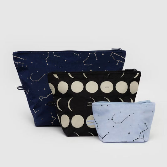 Baggu Go Pouch Set - Night Sky