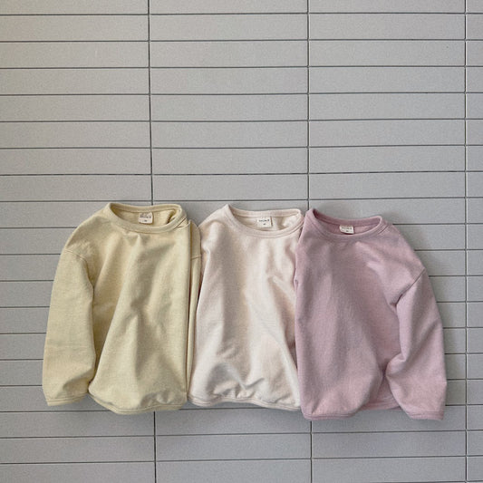 Baby/Toddler Bella SP26 Curved Hem Long Sleeve Top (6m-6y) - 3 Colors - AT NOON STORE