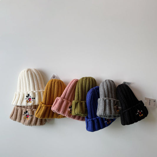 Kids Mickey Mouse Beanie (3-8y) - 8 Colors - AT NOON STORE