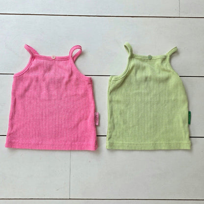 Toddler SS26 Pointelle Ribbed Tank Top (2-7y) - 2 Colors - AT NOON STORE