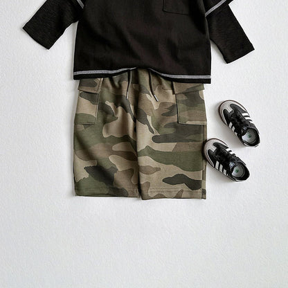 Toddler F26 Cargo Wide Pants (2-9y) - Camouflage