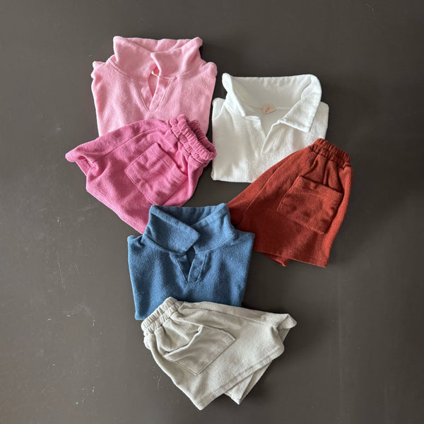 Toddler Terry Cotton Shorts (1-6y) - 3 Colors