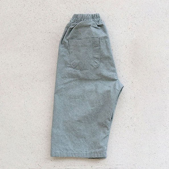 Toddler F24 Washed Cotton Pin Tuck Pull-on Pants (15m-7y) - Mint - AT NOON STORE