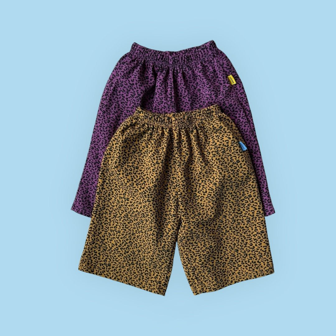 Toddler SS26 Leopard Pull-On Pants (1-7y) - 2 Colors - AT NOON STORE