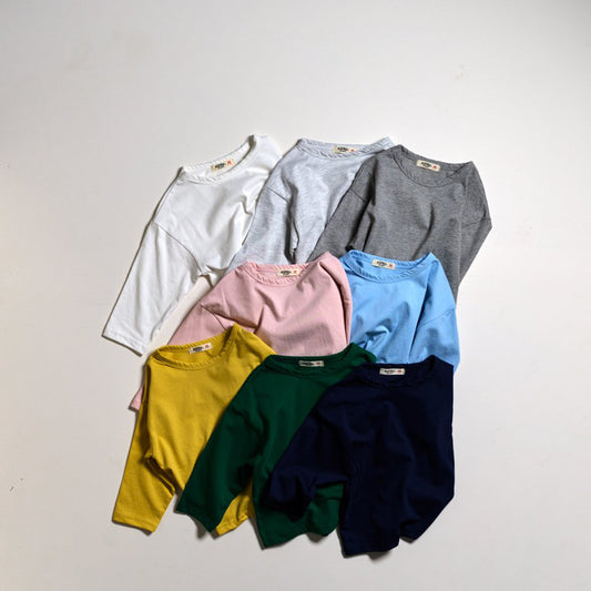 Toddler SP26 Basic Long Sleeve Top (10m-6y) - 8 Colors