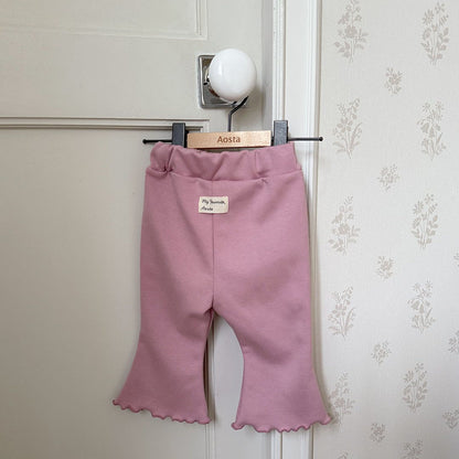 Baby/Toddler Aosta F25 Basic Flare Pants (3m-5y)- 2Colors