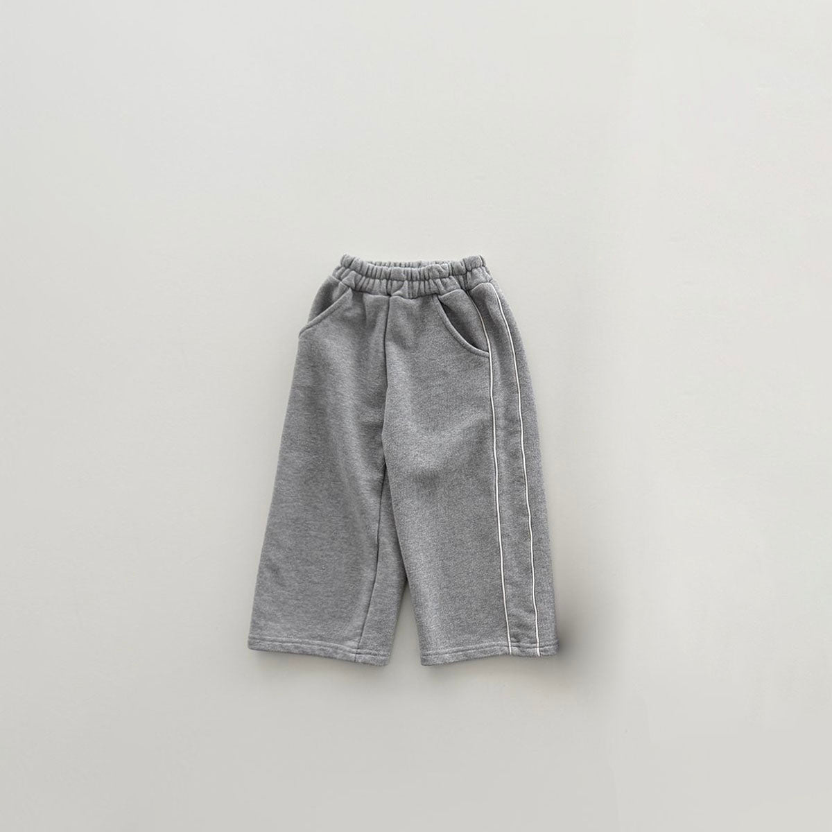 Toddler F26 Side Piping Detail Pull-On Sweatpants (12m-9y) - Heather Gray