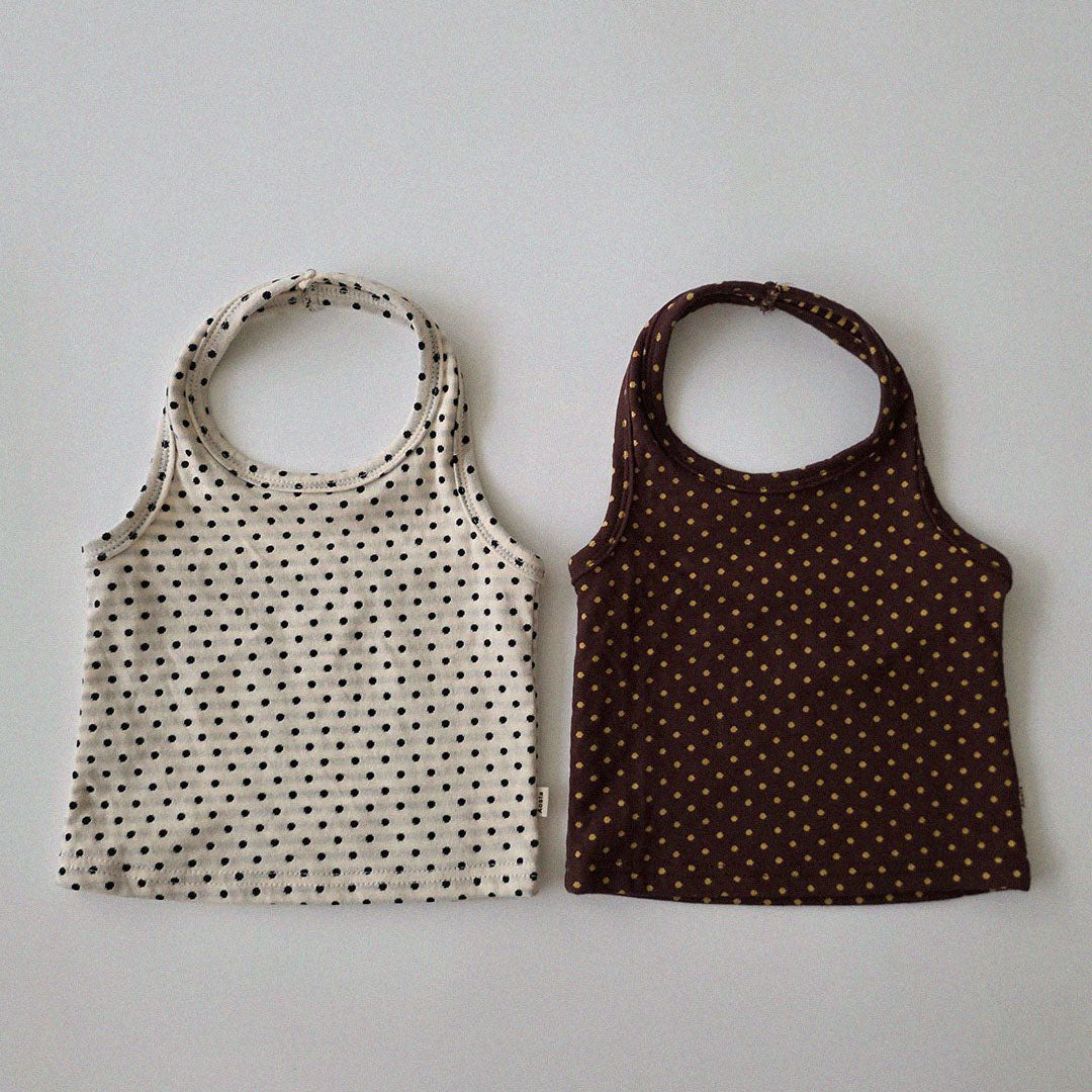 Baby/Toddler Aosta F26 Polka Dot Halter Neck Top (3m-5y) - 2 Colors