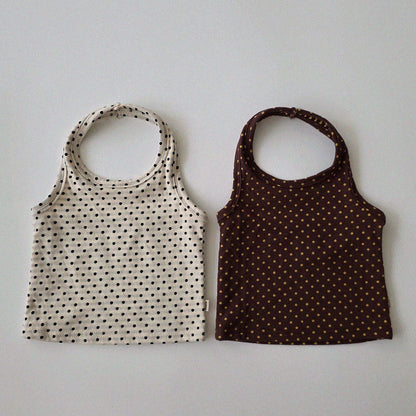 Baby/Toddler Aosta F26 Polka Dot Halter Neck Top (3m-5y) - 2 Colors