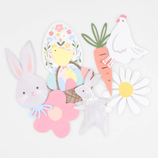 MeriMeri Easter Themed Shaped Stickers Set (25 stickers) - AT NOON STORE