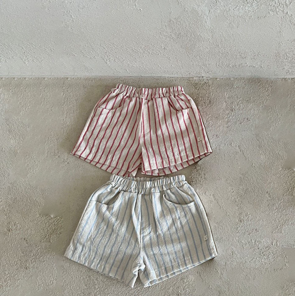 Toddler Lala Stripe Shorts (1-6y) - 2 Colors - AT NOON STORE