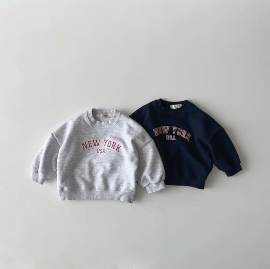 Toddler S25 'NEW YORK' Long Sleeve Sweatshirt (1-6y) - 2 Colors - AT NOON STORE