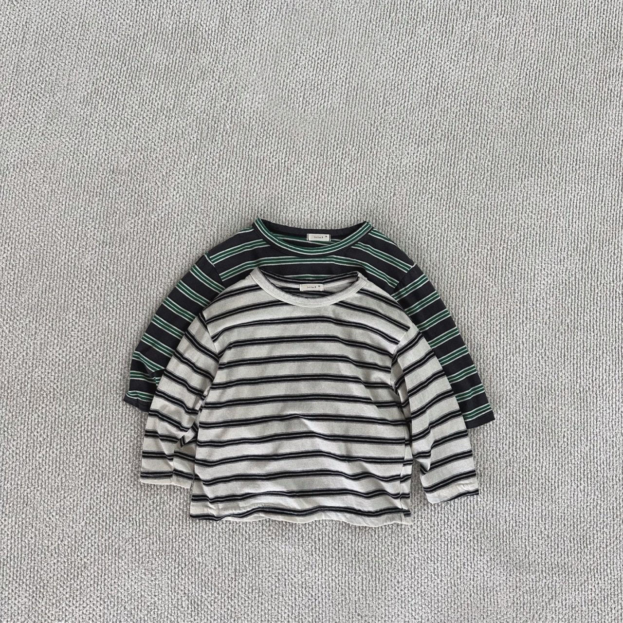 Baby Bella Stripe Long Sleeve Top (6m-4y) - 2 Colors - AT NOON STORE