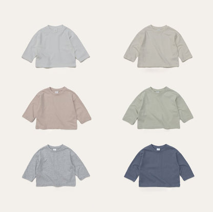 Toddler Mel SP26 Relaxed Fit Long Sleeve Tee (1-8y) - 6 Colors - AT NOON STORE