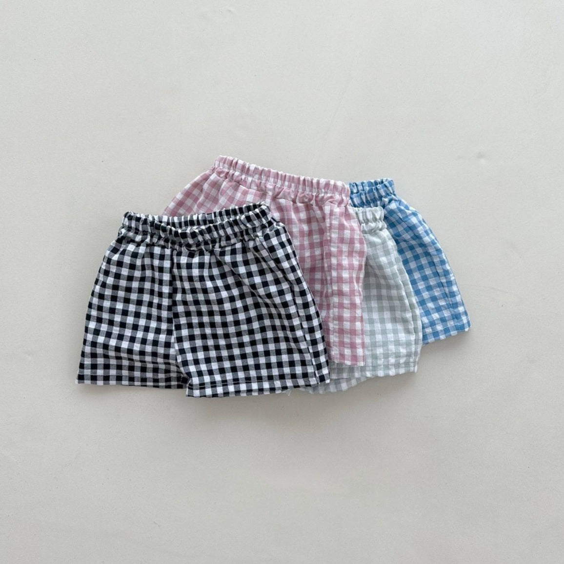 Kids Gingham Shorts (2-6y) - 4 Colors - AT NOON STORE