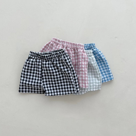 Kids Gingham Shorts (2-6y) - 4 Colors