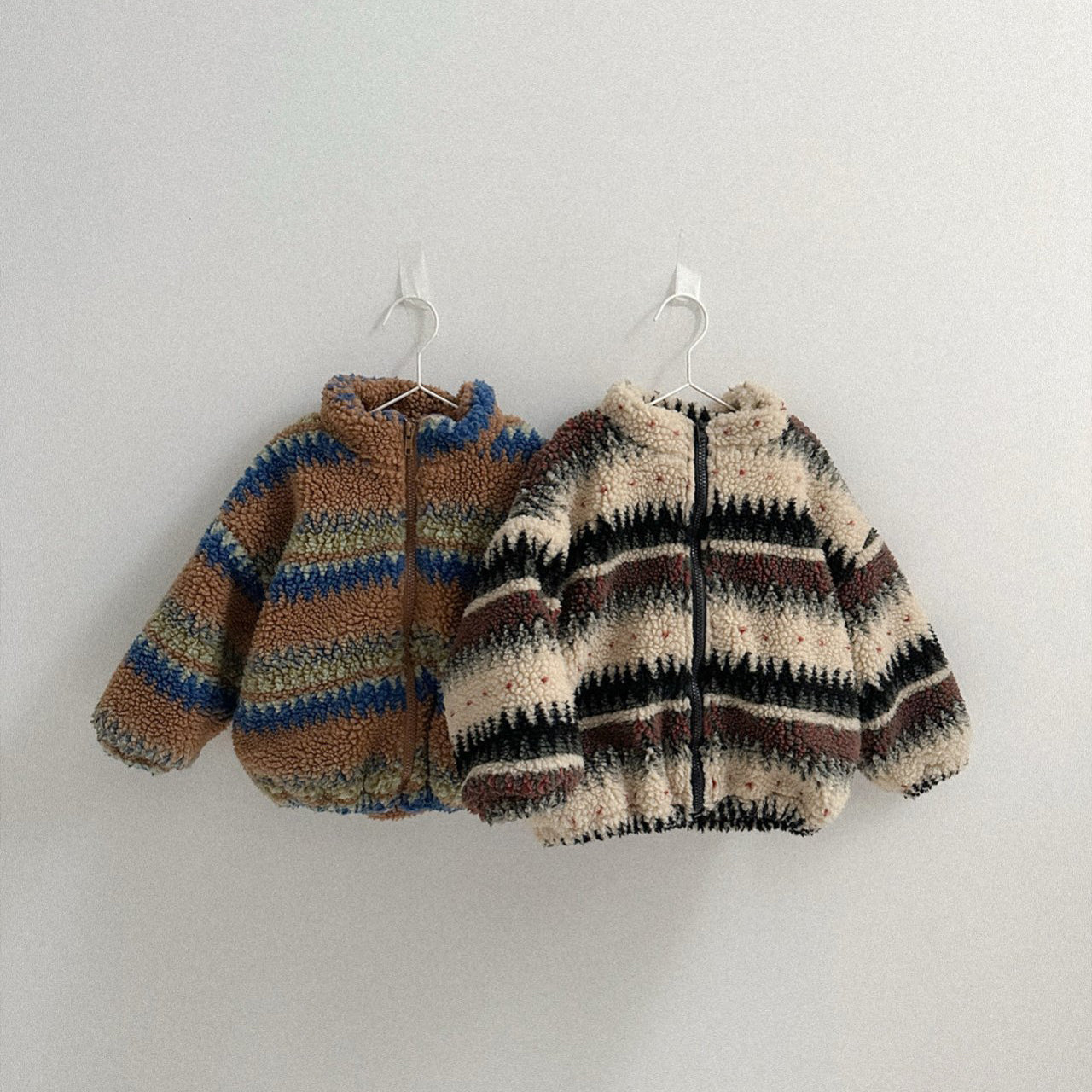 Toddler W25 Nordic Sherpa Mock Neck Zip Up Jacket (2-7y) - 2 Colors