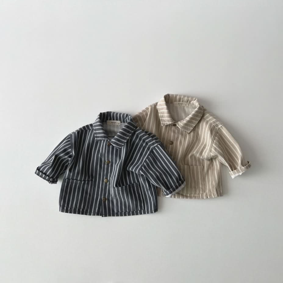 Toddler S25 Stripe Pocket Jacket (1-6y) - 2 Colors - AT NOON STORE