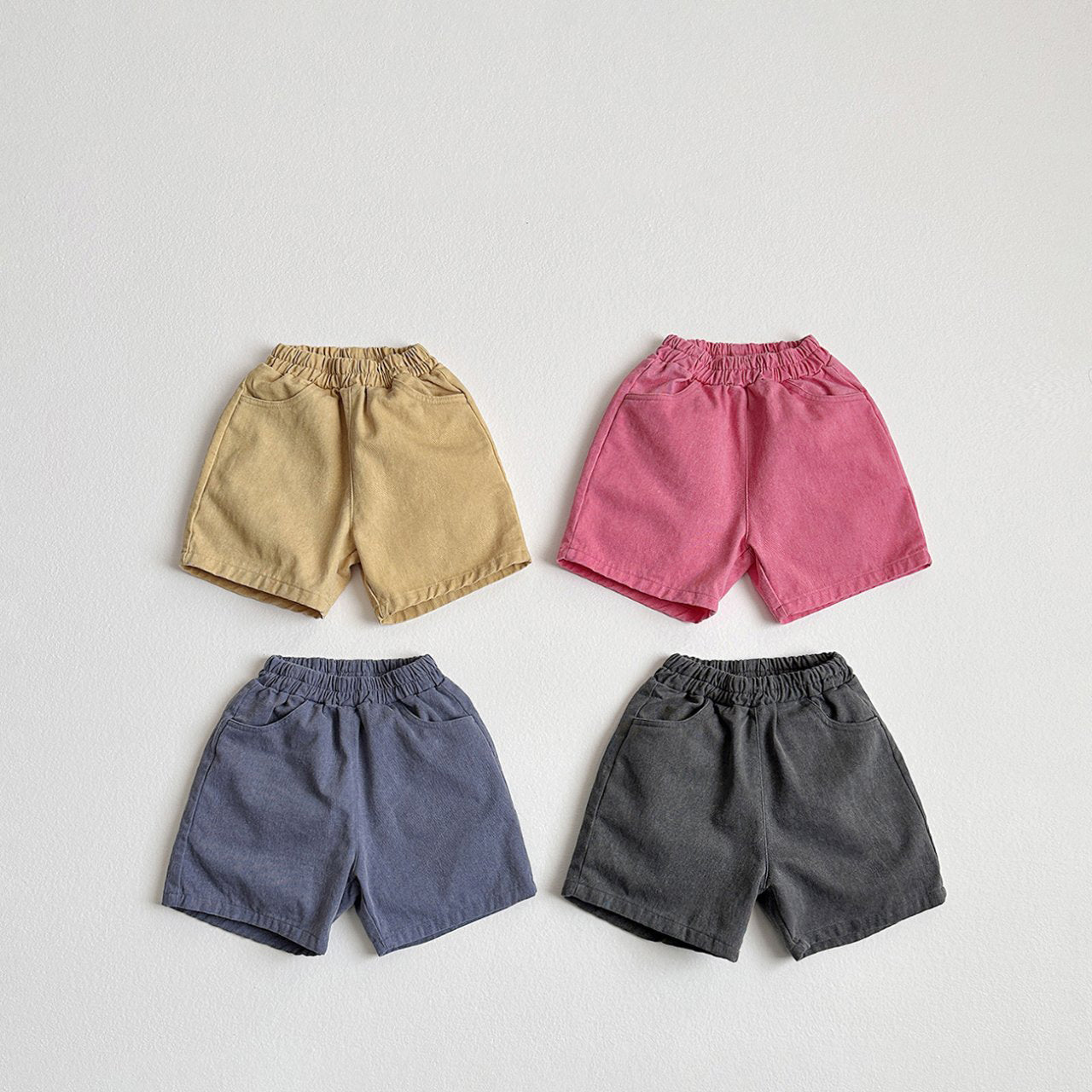 Toddler SP26 Pigment Dyed Shorts (1-6y) - 4 Colors - AT NOON STORE