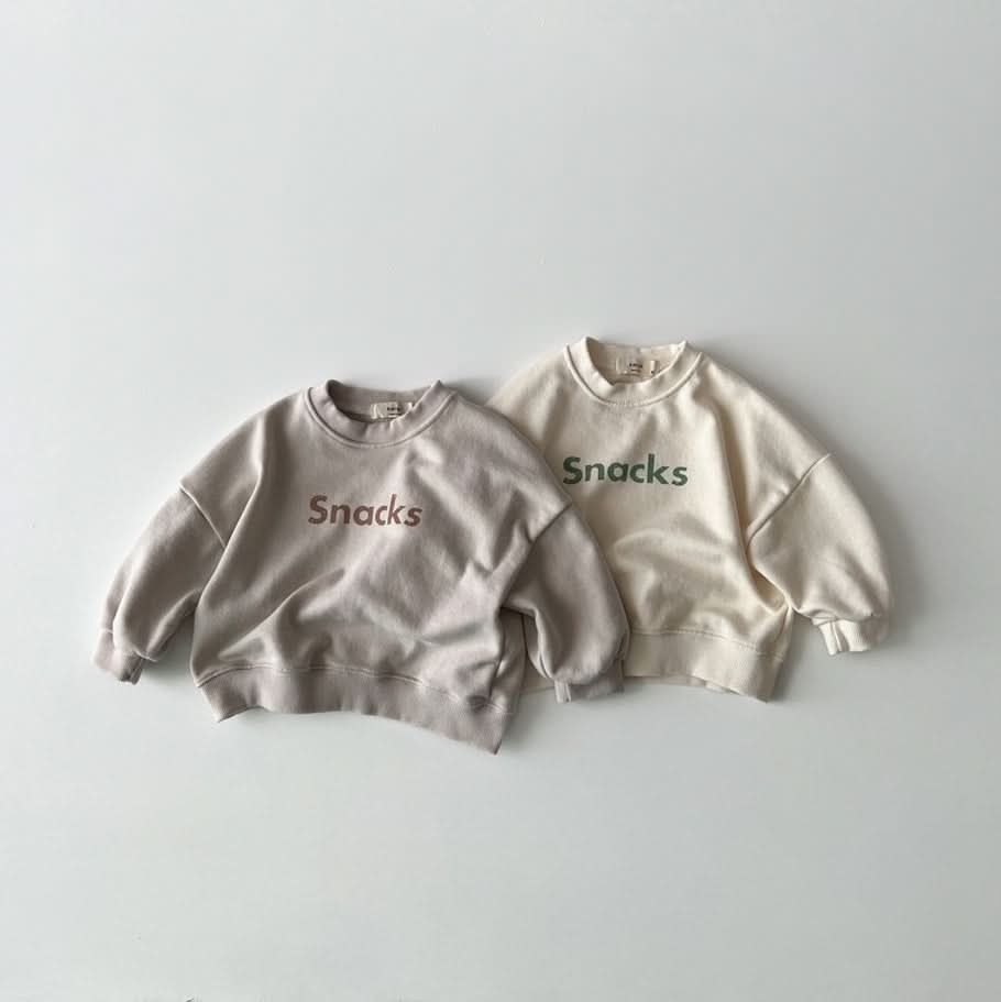 Toddler S25 'Snack' Long Sleeve Sweatshirt (1-6y) - 2 Colors - AT NOON STORE