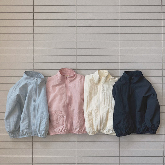 Baby/Toddler Bella SP26 Full Zip Windbreaker Jacket (6m-6y) - 4 Colors - AT NOON STORE