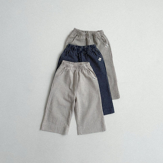 Toddler F25 Stripe Pull-on Wide Pants (10m-4y) - 3 Colors