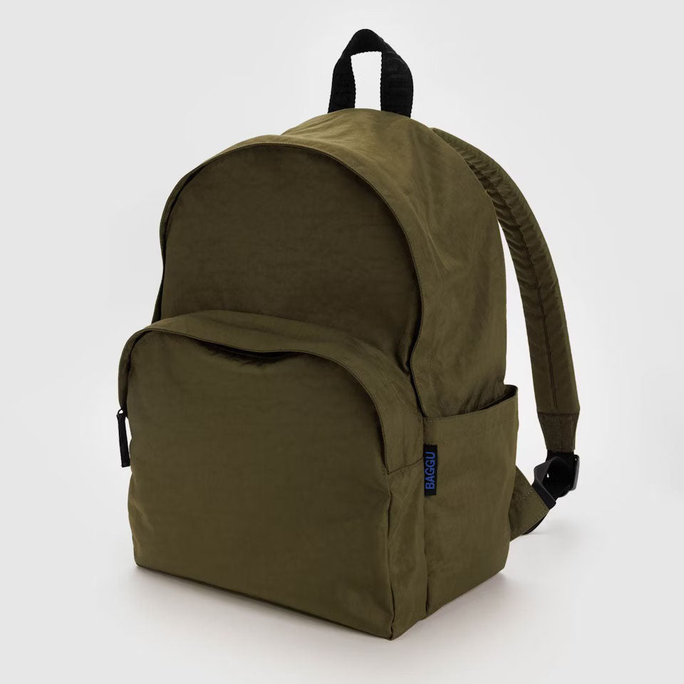 Baggu Large Nylon Backpack - Seaweed