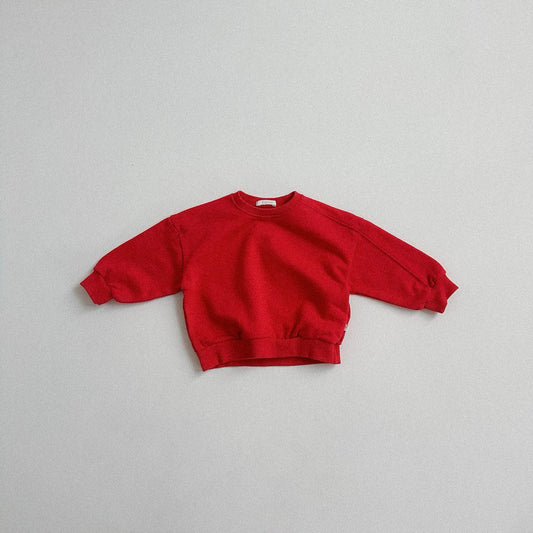 Toddler F25 Stitch Detail Long Sleeve Sweatshirt (10m-4y) - Red