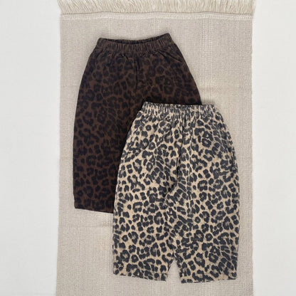 Toddler F25 Leopard Corduroy Pull-on Pants  (1-7y) - 2 Colors - AT NOON STORE