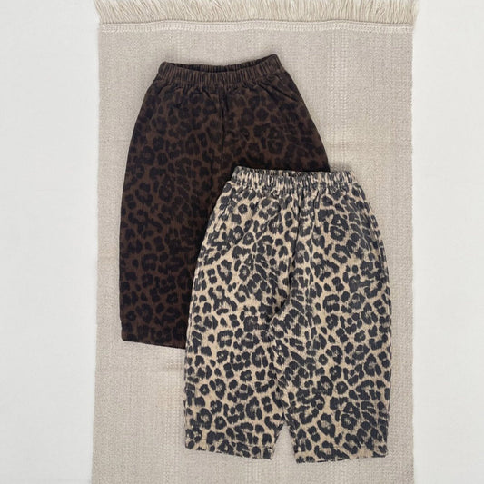 Toddler F25 Leopard Corduroy Pull-on Pants  (1-7y) - 2 Colors