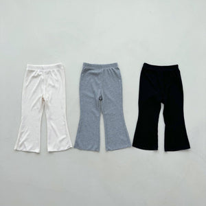 Toddlers Ribbed Flare Pants (2-6y) - 3 Colors