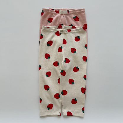 Baby/Toddler Aosta F25 Strawberry Leggings (3m-5y)- 2 Colors