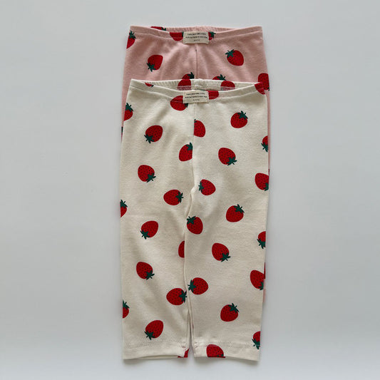 Baby/Toddler Aosta F25 Strawberry Leggings (3m-5y)- 2 Colors