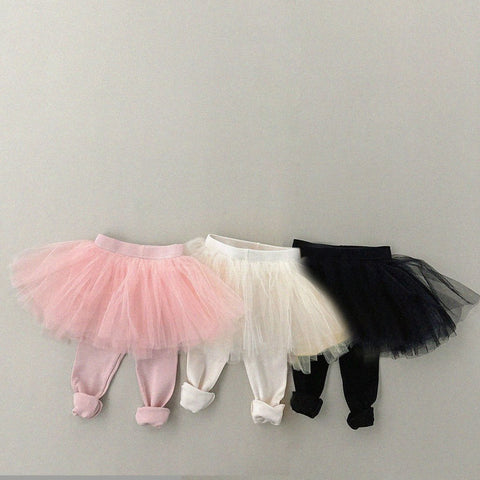 Kid Ballerina Tutu Leggings (1-6y)- 3 Colors